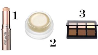 Product, Beige, Rectangle, Tan, Face powder, Cosmetics, Peach, Silver, Chemical compound, Pen,