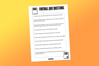 Football pub quiz packs