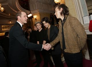 Harry Styles meets Prince William