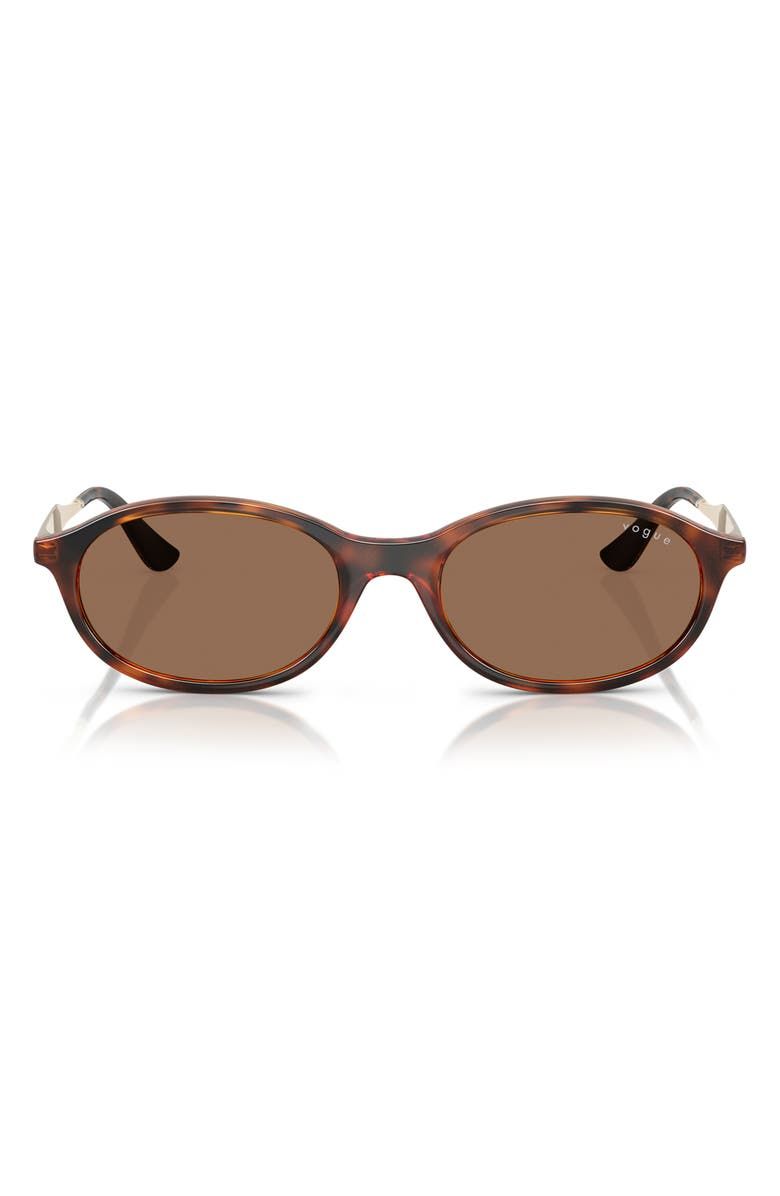 52mm Oval Sunglasses