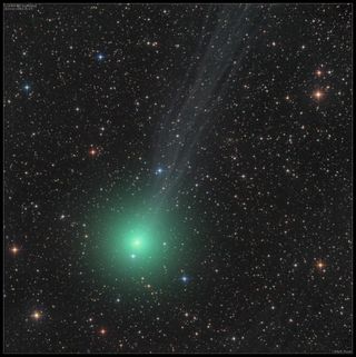 Very few astronomical objects are coloured green.