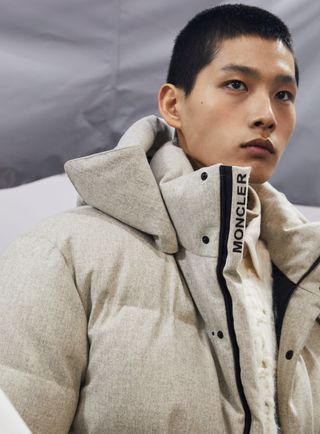Backstage at Moncler grenoble A/W 2024