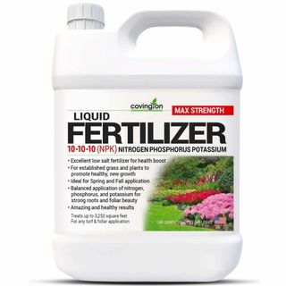 A large cannister of fertilizer