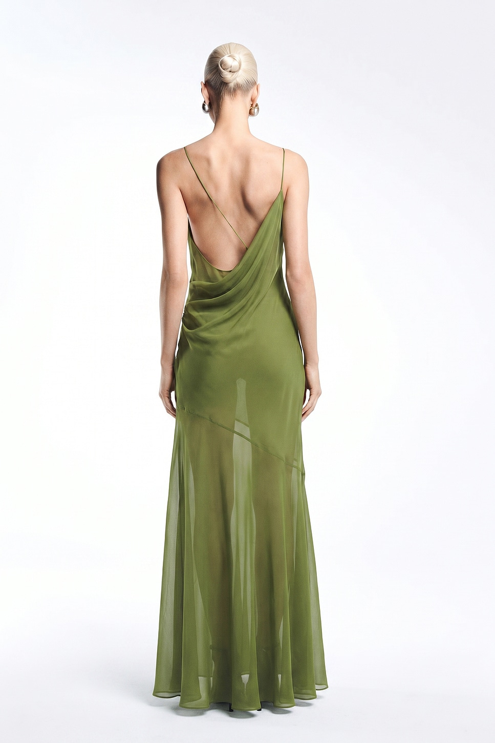 Siagre Silk Backless Gown