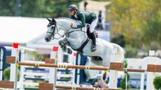 Michael Duffy and Cinca 3 are in the bronze medal position going into Sunday's individual final for the European Showjumping Championships in Milan, Italy