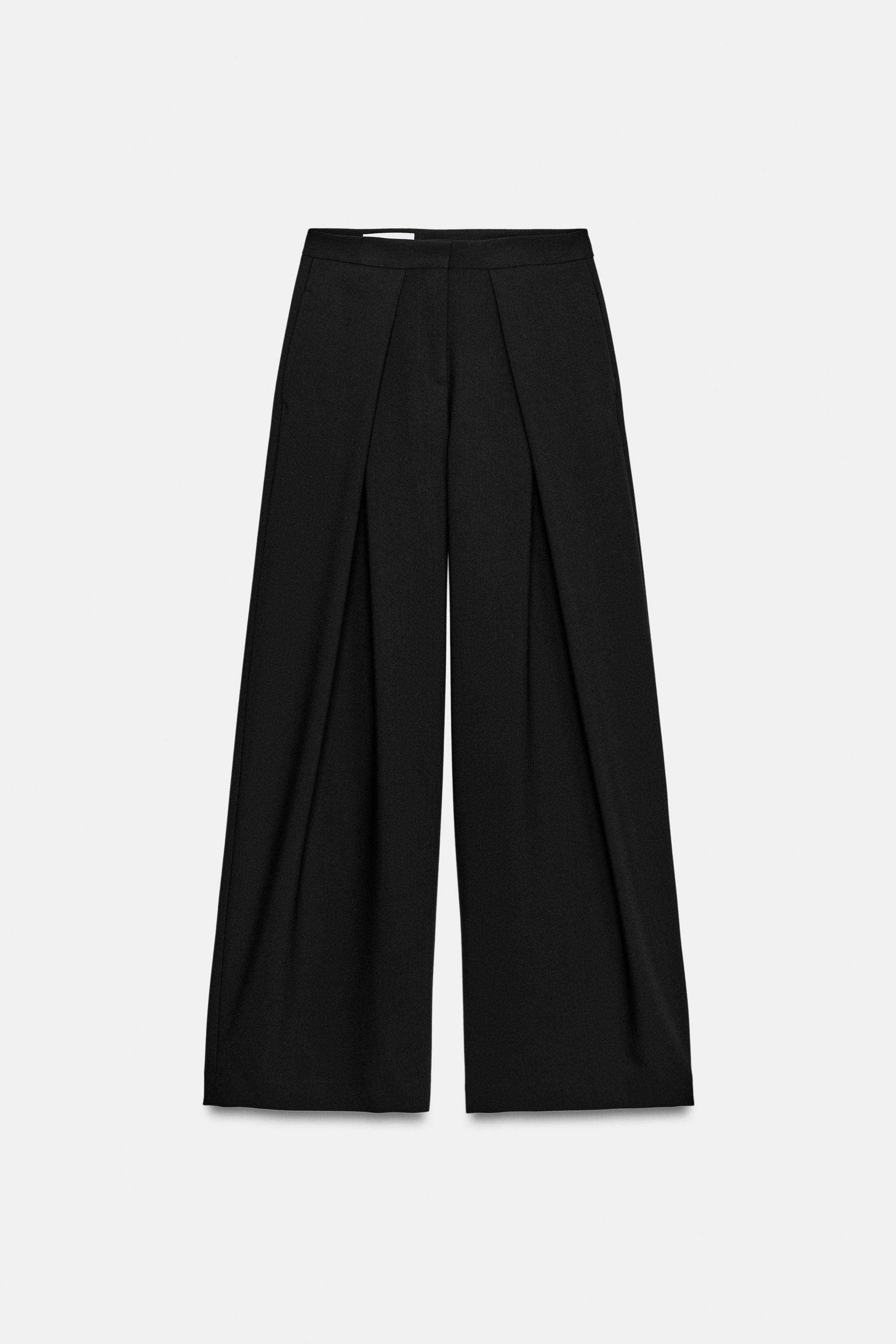 High-Waist Darted Trousers Set