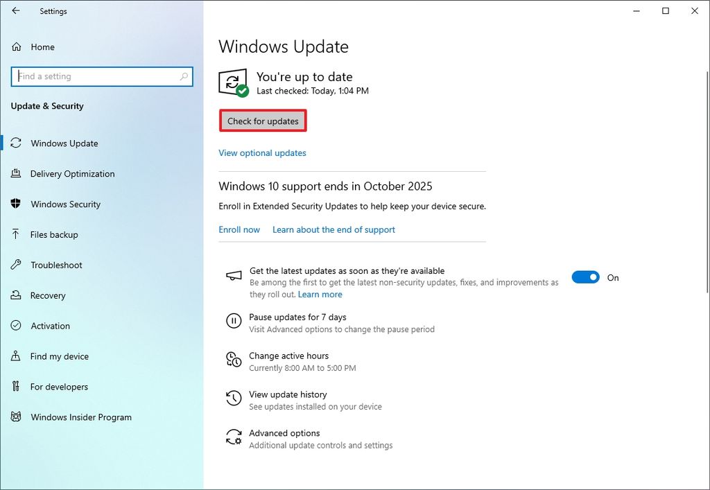 How To Use Windows 10 ESU To Keep Getting Updates After October 2025 