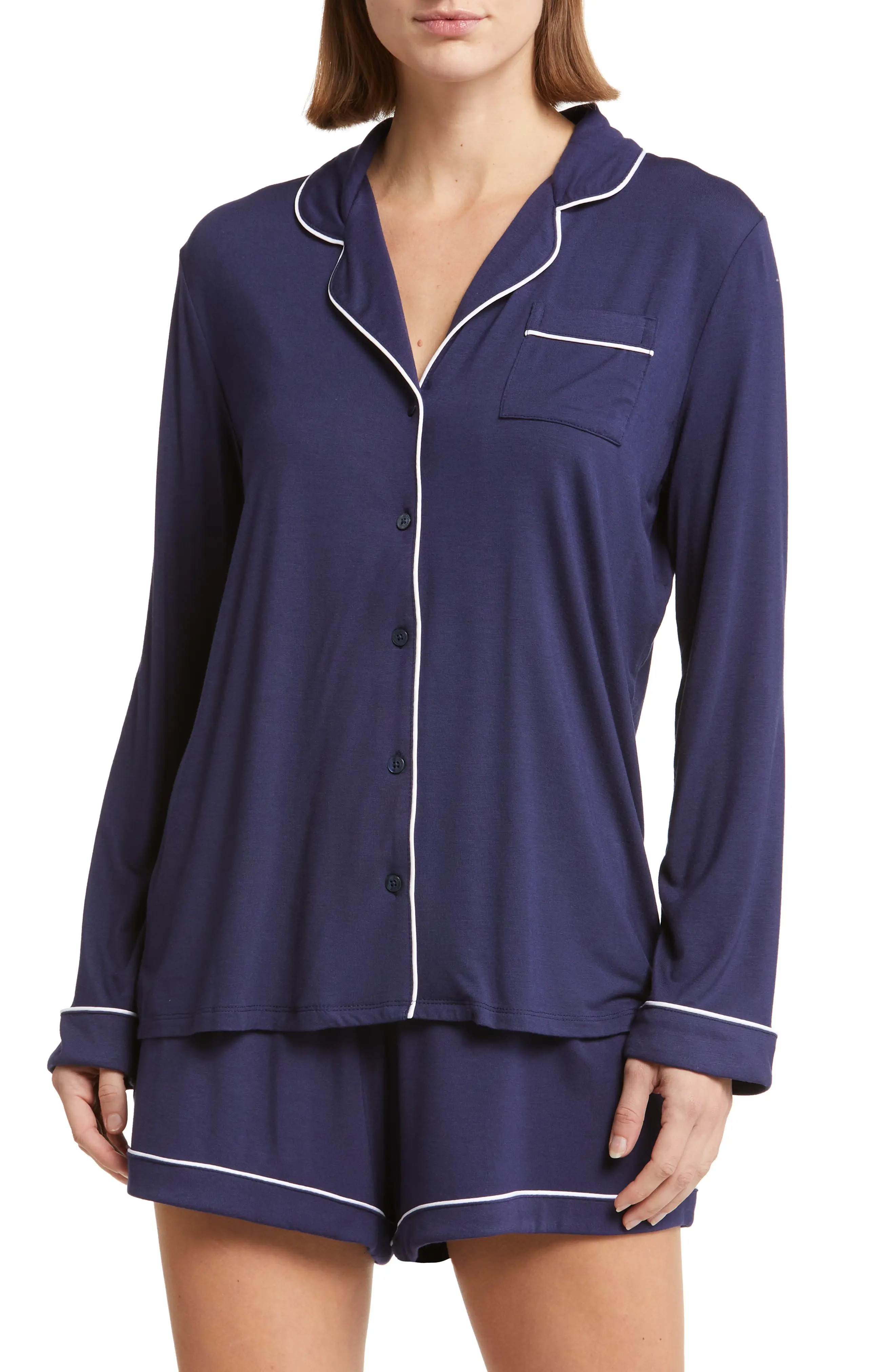 Moonlight Eco Long Sleeve Short Pajamas