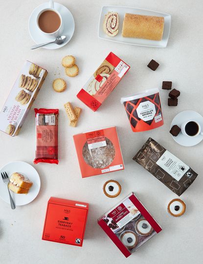 M&S afternoon tea hamper