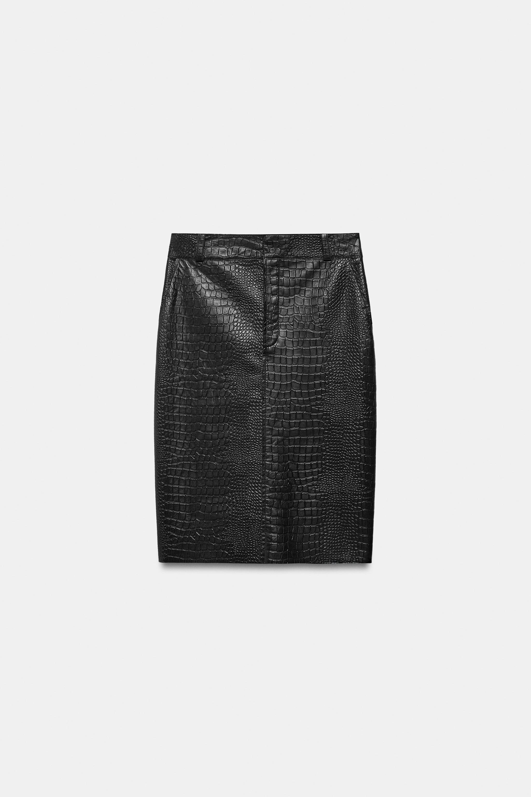 Zw Collection Limited Edition Coco Leather Skirt
