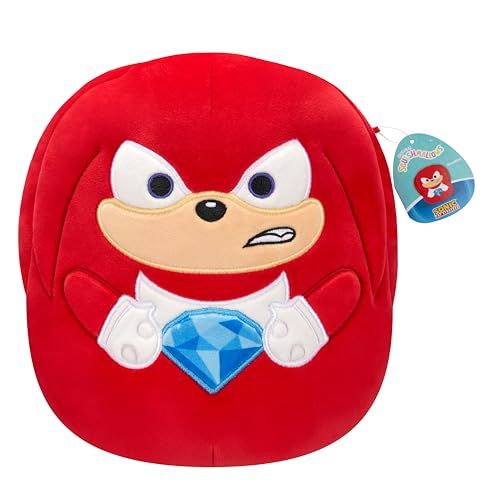  Original 14-inch Knuckles Holding Blue Emerald Plush