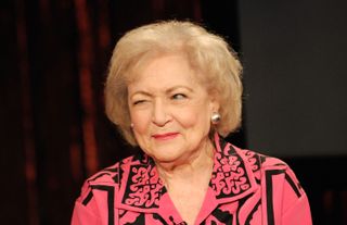 Betty White visits Fuse Studio in 2009