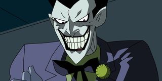 Batman: The Animated Series' Joker grins.