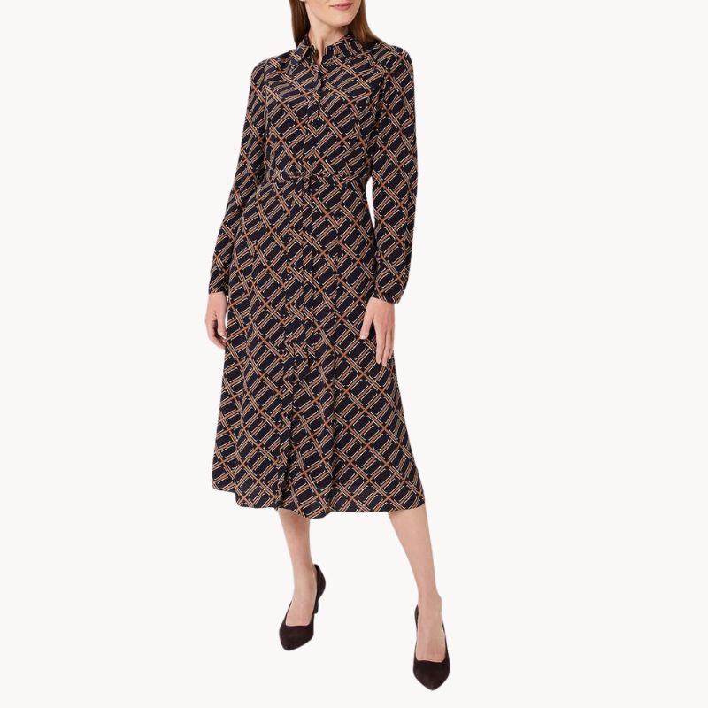 Image of chain print dress