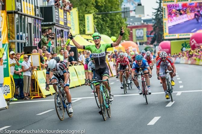 Theo Bos tops Luka Mezgec and Michael Matthews