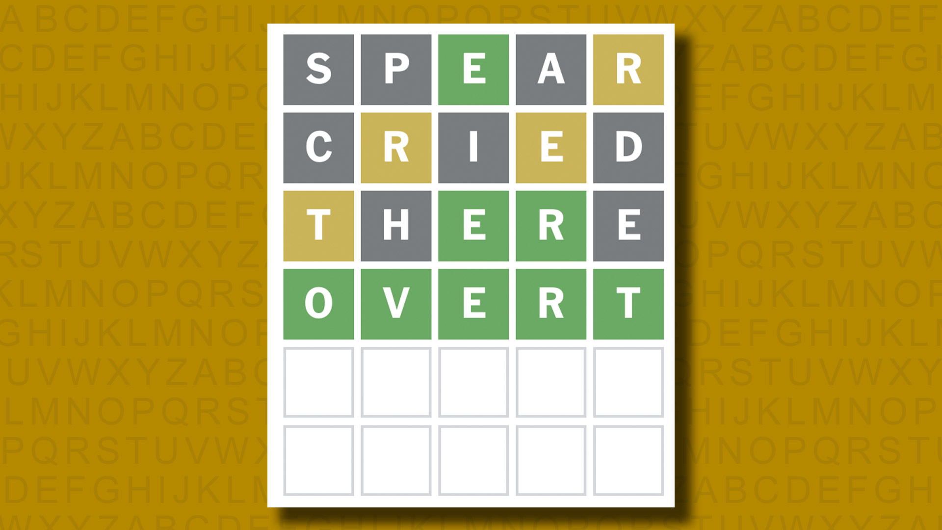 Ответ в формате Word для игры 1040 на желтом фоне