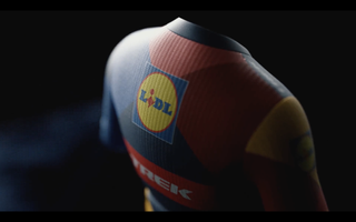 A teaser image of the new Lidl-Trek jersey