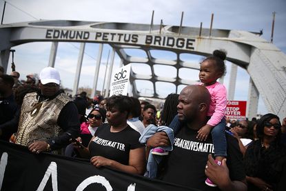 Marchers in Selma, Alabama.
