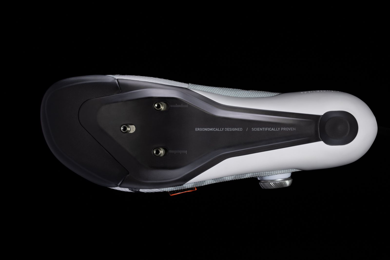 The sole of a Specialized S-Works Torch Remco shoe