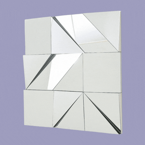 Square Mosaic Wall Mirror