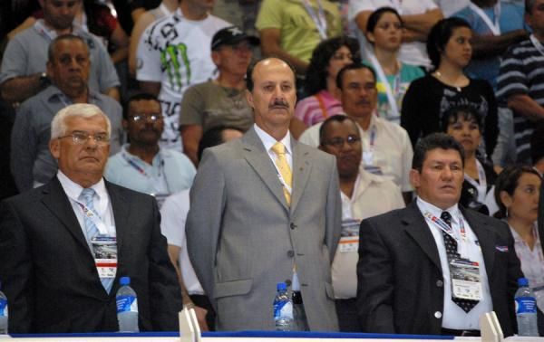 Local dignitaries were in the stands in Cali.