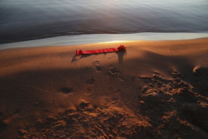 Woven belt on shore, image from Leica Women Foto Project Award 2023