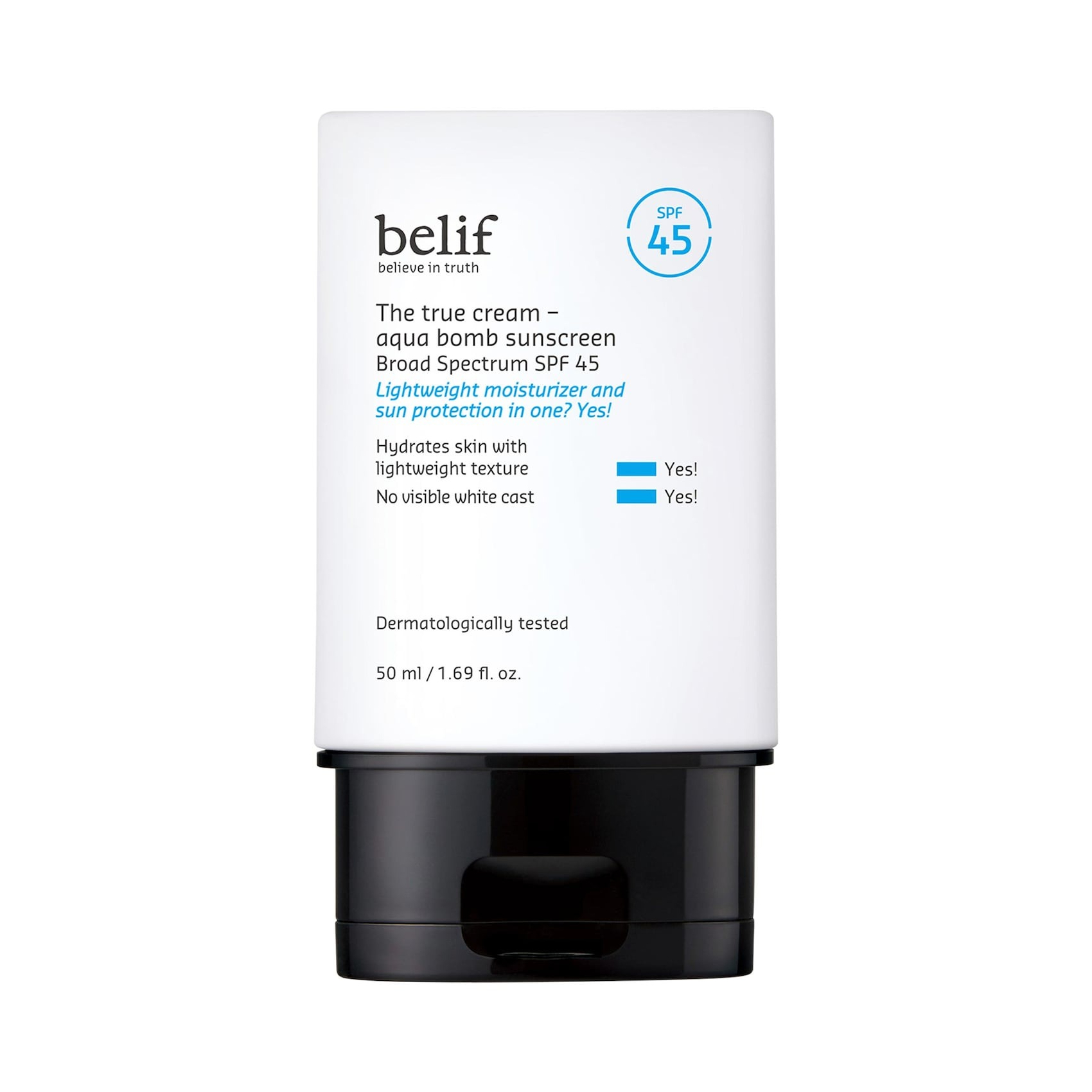 Belif The True Cream Aqua Bomb Sunscreen SPF 45