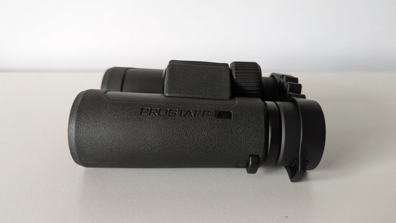 The rubber on the side of the binocular