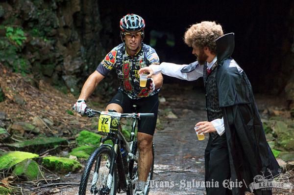 You never know who or what you might run into in the woods of Trans-Sylvania 4.