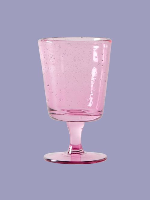 Bubble Glass Goblet