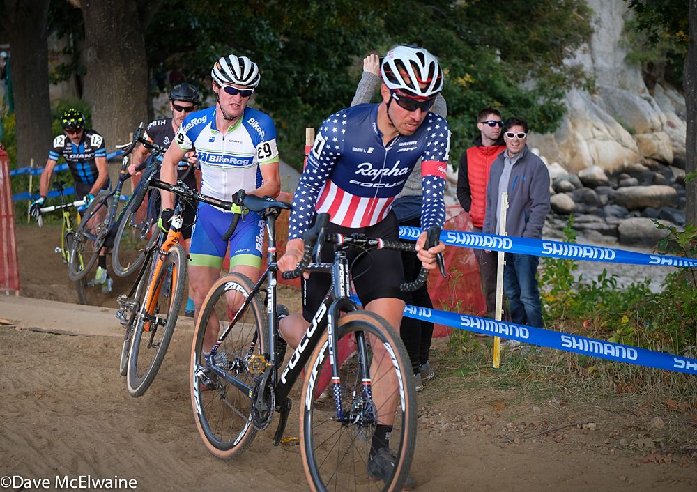 USA Champion Jeremy Powers (Aspire Racing) clearly was not racing up to his normal level