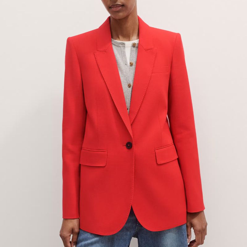 ME+EM, Pop Colour Sharp Shoulder Straight Blazer