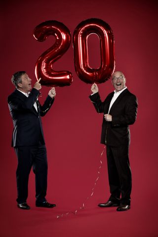 MasterChef 2024 with John Torode and Gregg Wallace celebrating.