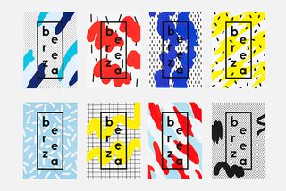 A-2-O’s identity for a milling workshop in Russia shows how the neo-Memphis trend is influencing print design