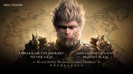 The key visual for the Black Myth: Wukong Global Concert in North America