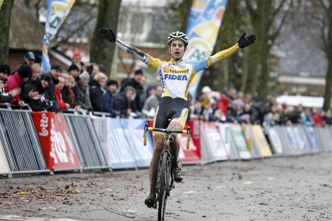 Superprestige Gieten U23 men's champion Wout van Aert (Telenet-Fidea)