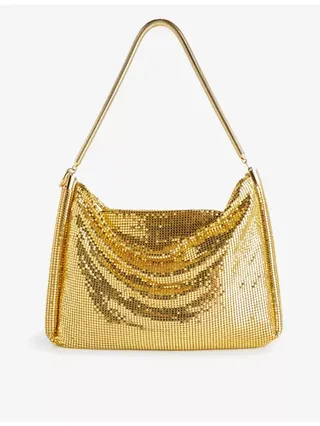 Pixel Metal Top-Handle Bag