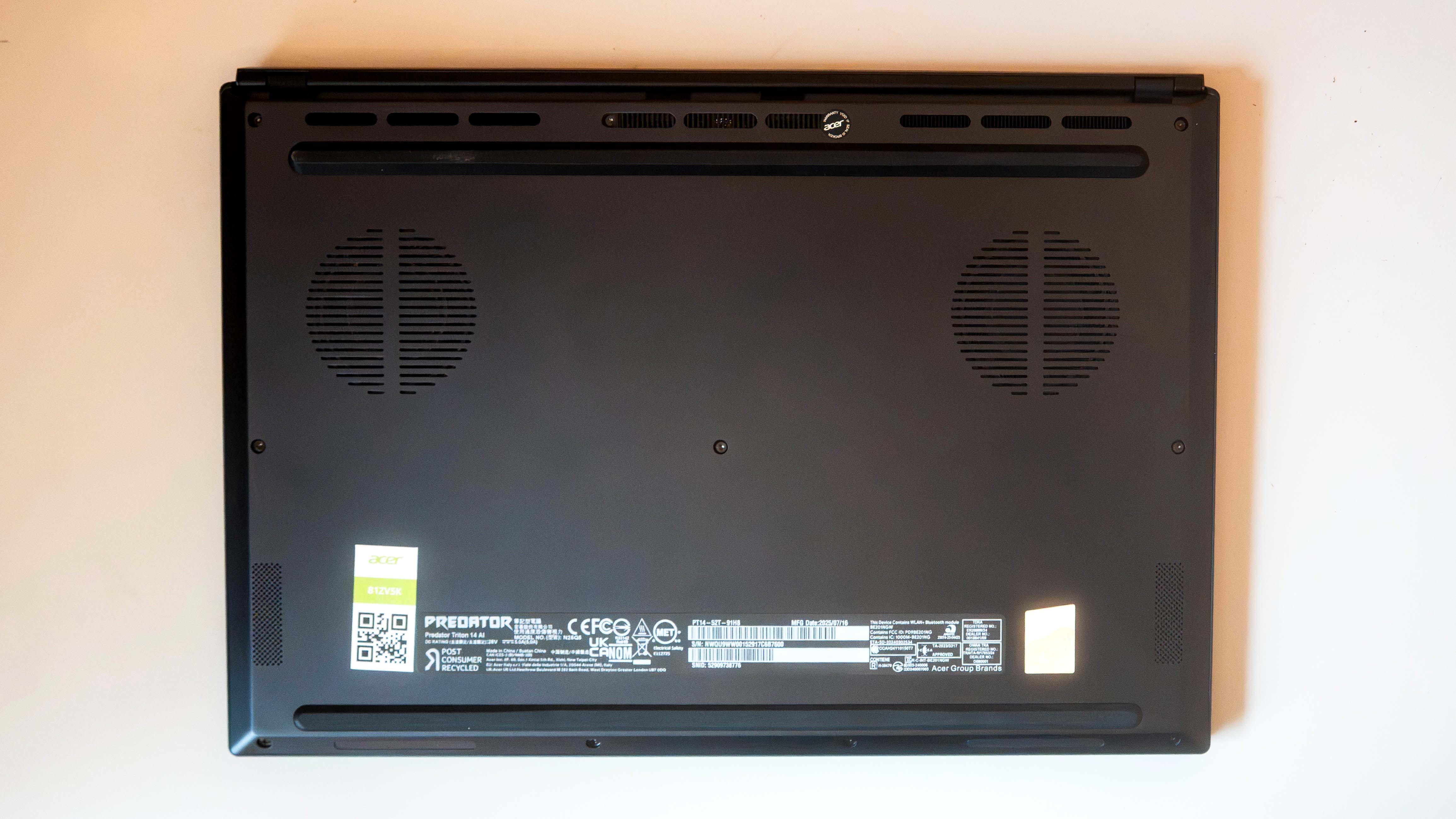 Acer Predator Triton 14 AI gaming laptop