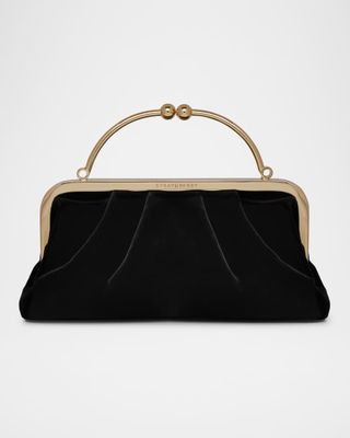 Frame Velvet Top-Handle Bag