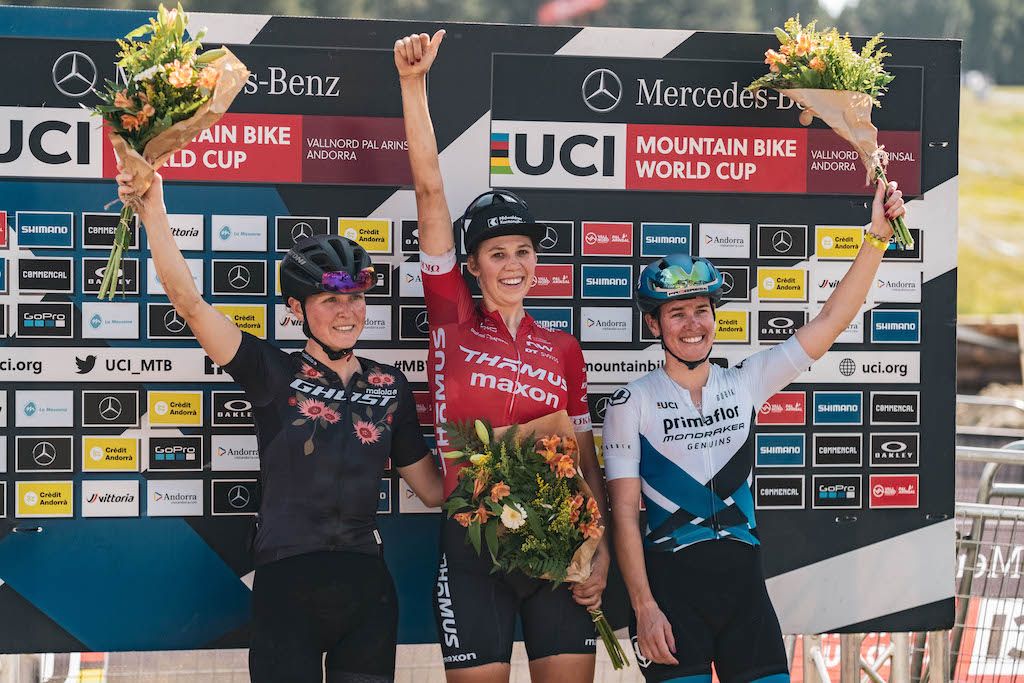 Short track (XCC) at the Mountain Bike World Cup in Vallnord 2022