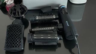 The components of the Revamp Progloss Airstyle 6-in-1Air Styler DR-1250