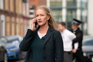 Redemption on ITV1 and ITVX stars Paula Malcomson as DI Colette Cunningham.