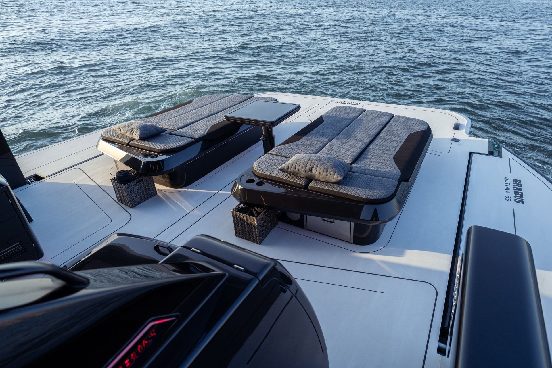 On deck on the Sunreef Brabus Ultima 55
