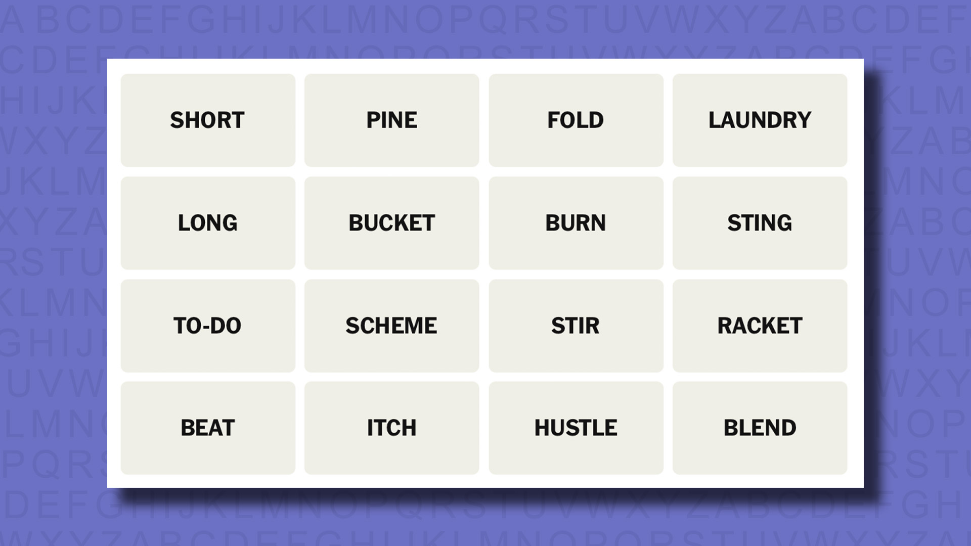 NYT Connections hints for game 755 on a purple background