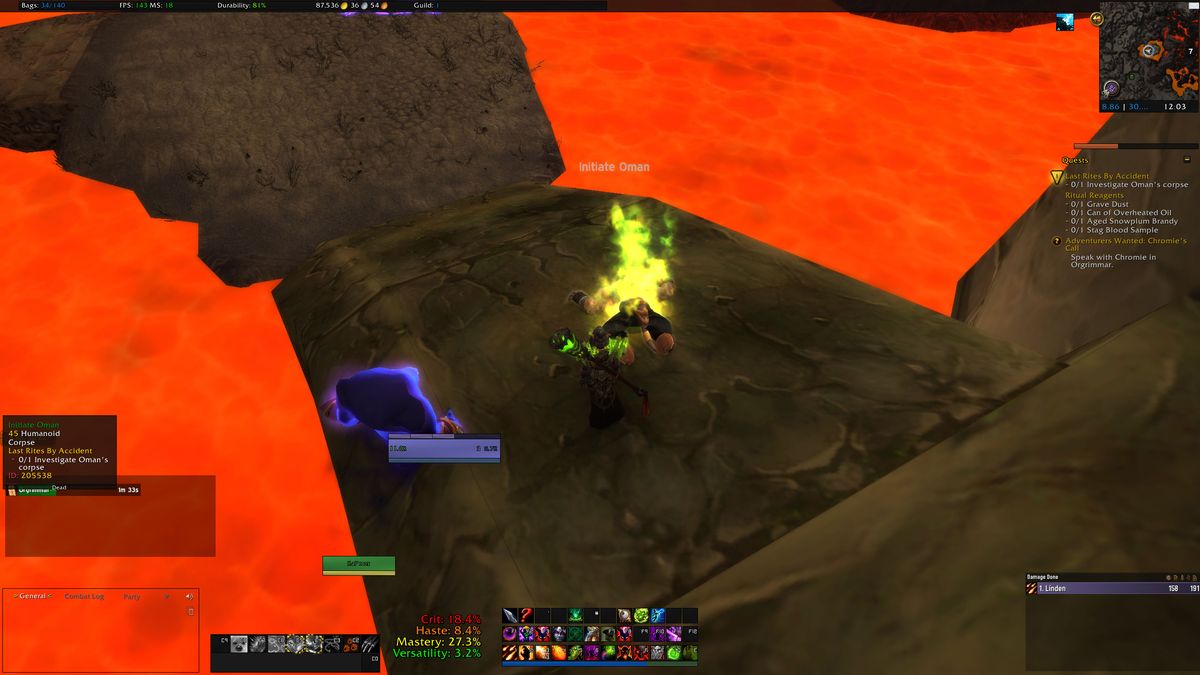 WoW When Revenge Burns Green