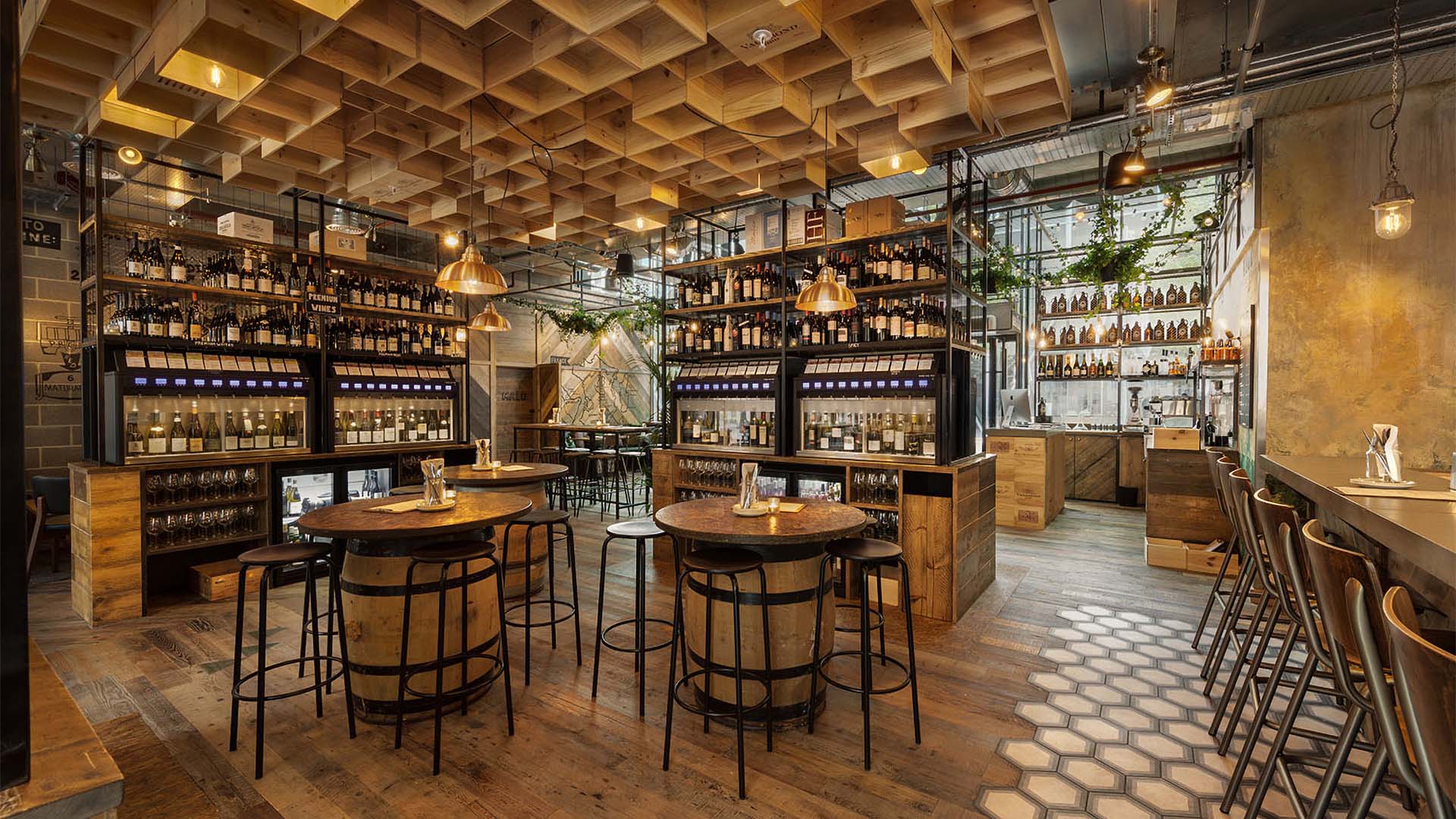 A photo of the interior of Vagabond Wines Victoria.