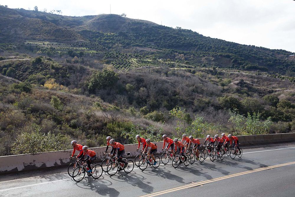 Rally UHC riders train during a recent camp in Southern California