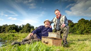 Paul Whitehouse and Bob Mortimer in Mortimer &amp; Whitehouse: Gone Fishing season 7