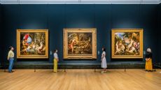 The Titian room rehung