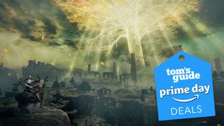 A screenshot of Elden Ring with a Tom's Guide Prime Day deals badge